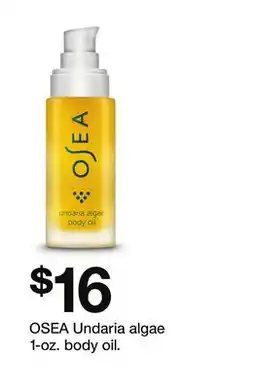 Target OSEA Undaria algae 1-oz. body oil offer