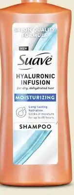 Target Suave 28-oz. hyaluronic hair shampoo offer