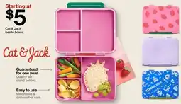 Target Cat & Jack bento boxes offer