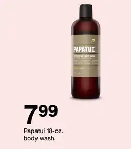 Target Papatui 18-oz. body wash offer