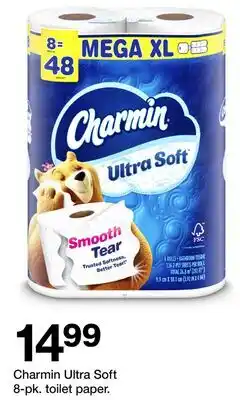 Target Charmin Ultra Soft 8-pk. toilet paper offer
