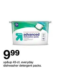 Target up & up 43-ct. everyday dishwasher detergent packs offer