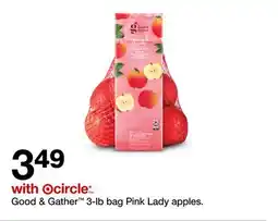Target Good & Gather 3-lb bag Pink Lady apples offer