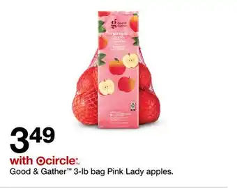 Target Good & Gather 3-lb bag Pink Lady apples offer