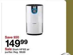 Target Shark HP102 air purifier offer