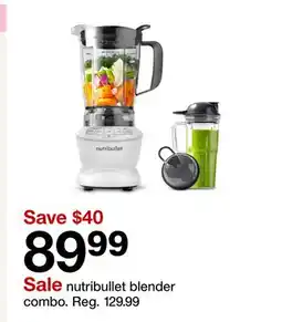 Target nutribullet blender combo offer
