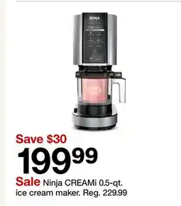 Target Ninja CREAMi 0.5-qt. ice cream maker offer