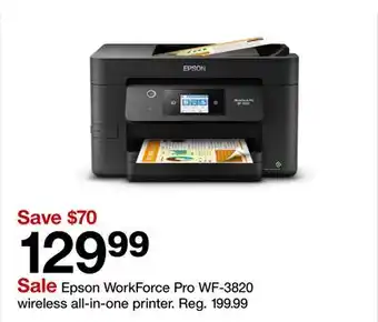 Target Epson WorkForce Pro WF-3820 Sale Product lead in lorem offer