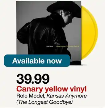 Target Canary yellow vinyl offer