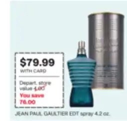 CVS JEAN PAUL GAULTIER EDT spray 4.2 oz offer