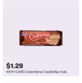 CVS Colombina Crackeñas 4 pk offer