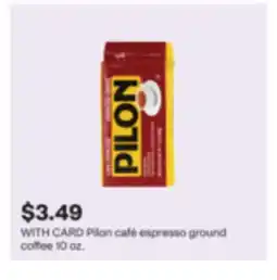 CVS Pilon café espresso ground coffee 10 oz offer