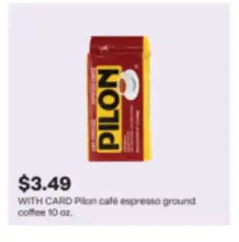 CVS Pilon café espresso ground coffee 10 oz offer