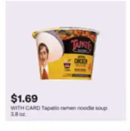 CVS Tapatío ramen noodle soup 3.8 oz offer