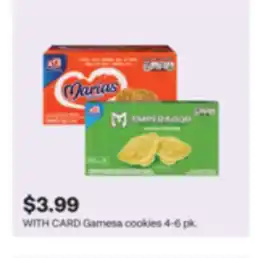 CVS Gamesa cookies 4-6 pk offer