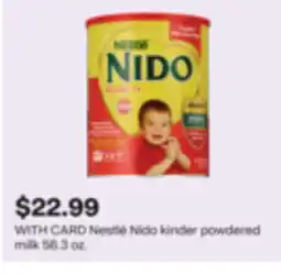 CVS Nestlé Nido kinder powdered milk 56.3 oz offer