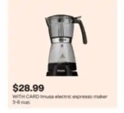CVS Imusa electric espresso maker 3-6 cup offer