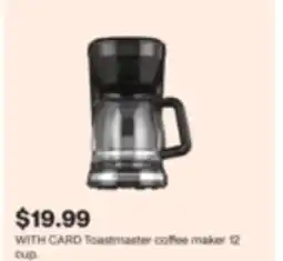 CVS Toastmaster coffee maker 12 cup offer