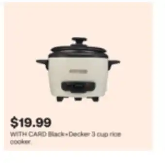 CVS Black + Decker 3 cup rice cooker offer