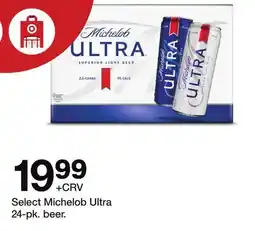 Target Select Michelob Ultra 24-pk beer offer