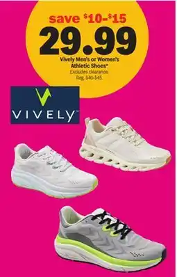 Meijer Vively Men's or Women's Athletic Shoes offer