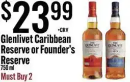 Glenlivet Caribbean Reserve or Founder's Reserve