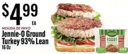 MOLIDA DE PAVO Jennie-O Ground Turkey 93% Lean