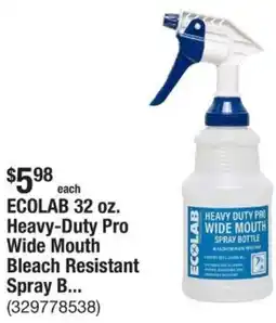 The Home Depot Ecolab Heavy-Duty Pro Wide Mouth Bleach Resistant offer