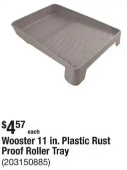 The Home Depot Wooster 11 in. Plastic Rust Proof Roller Tray offer