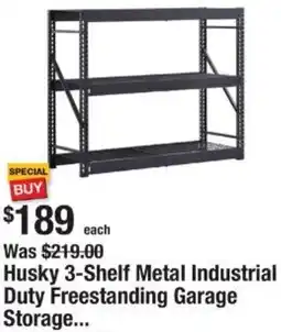 The Home Depot Husky 3-Shelf Metal Industrial Duty Freestanding Garage Storage offer