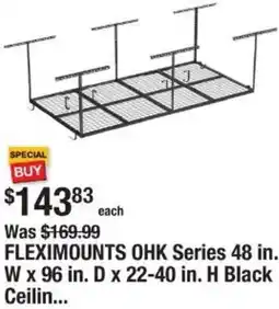 The Home Depot Fleximounts ohk series offer