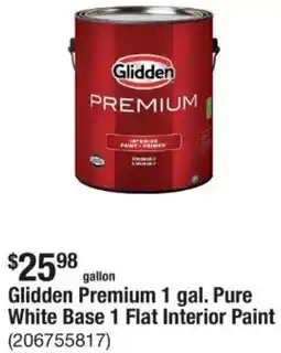The Home Depot Glidden Premium offer