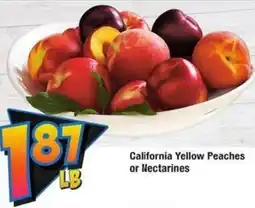 Albertsons California Yellow Peaches or Nectarines offer