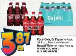 Albertsons Coca-Cola, Dr Pepper, or Dasani Water offer