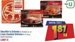 Albertsons Stouffer's Entrees or Lean Cuisine Entrees offer