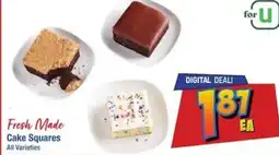 Albertsons Cake Squares offer
