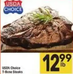 Albertsons USDA CHOICE T-Bone Steaks offer