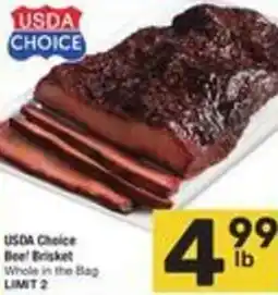 Albertsons USDA Choice Beef Brisket offer