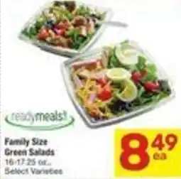 Albertsons Family Size Green Salad offer