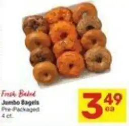 Albertsons Jumbo Bagels offer