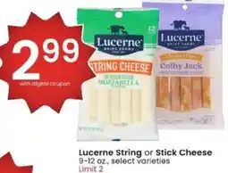 Albertsons Lucerne String or Stick Cheese offer