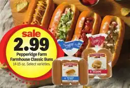 Meijer Pepperidge Farm Farmhouse Classic Buns offer