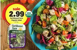 Meijer Earthbound Farm Organic Salad offer