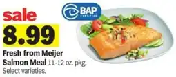 Meijer Fresh from Meijer Salmon Meal offer