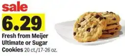Meijer Fresh from Meijer Ultimate or Sugar Cookies offer