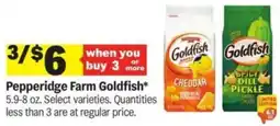 Meijer Pepperidge Farm Goldfish offer
