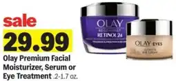 Meijer Olay Premium Facial Moisturizer, Serum or Eye Treatment offer