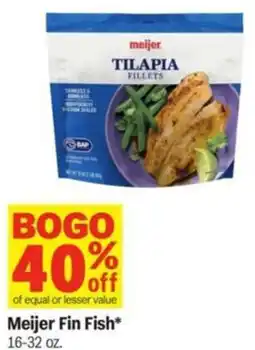 Meijer Meijer Fin Fish offer