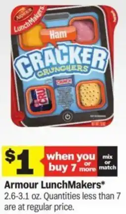 Meijer Armour LunchMakers offer