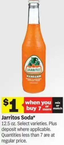 Meijer Jarritos Soda offer